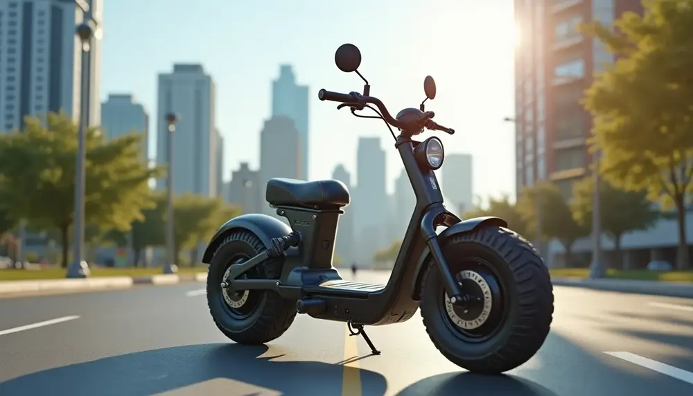 Der Elektro Scooter Coco Bike E Chopper: Urbaner Fahrspaß im Retro-Design