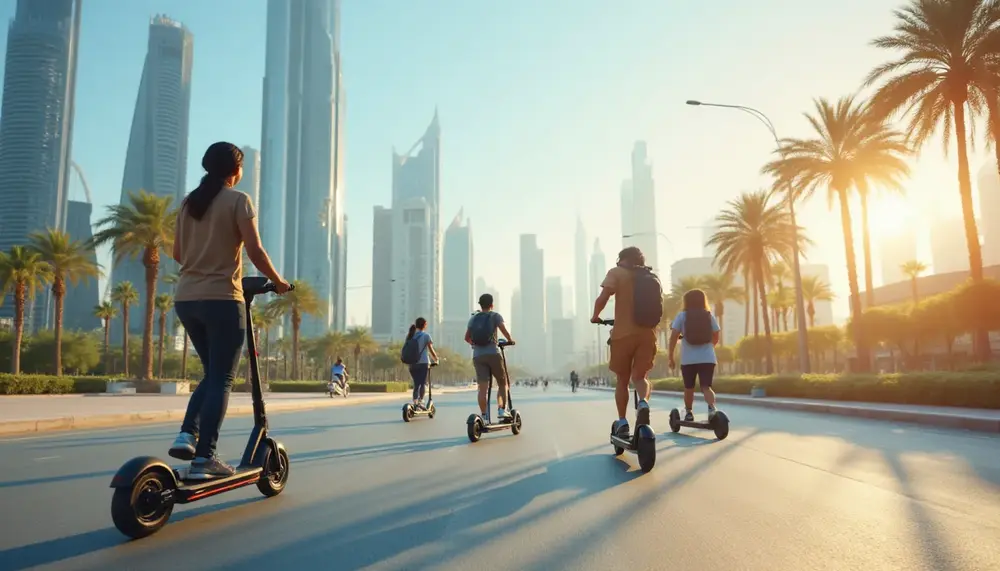 Escooter in Dubai: Wie sie das Stadtbild revolutionieren